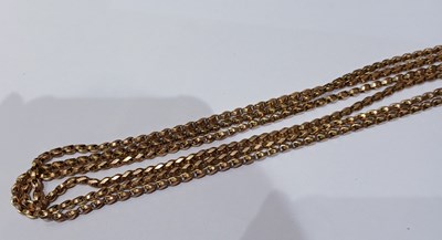 Lot 183 - A Guard Chain, with applied plaque stamped '9C'...