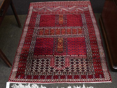 Lot 1003 - "Bukhara" Rug of Ensi Design, the quartered...