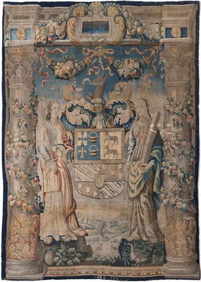 Lot 281 - 17th Century Brussels Tapestry Woven in wools...