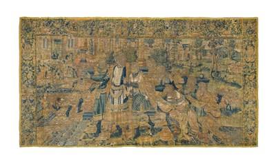 Lot 280 - 17th Century Flemish Tapestry Woven in silks...