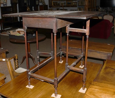 Lot 1247 - A Late Victorian Mahogany Gateleg Table,...