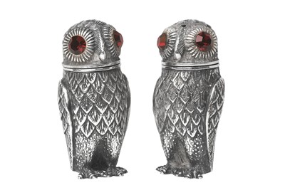 Lot 2092 - A Pair of Continental Novelty Salt and Pepper Shakers