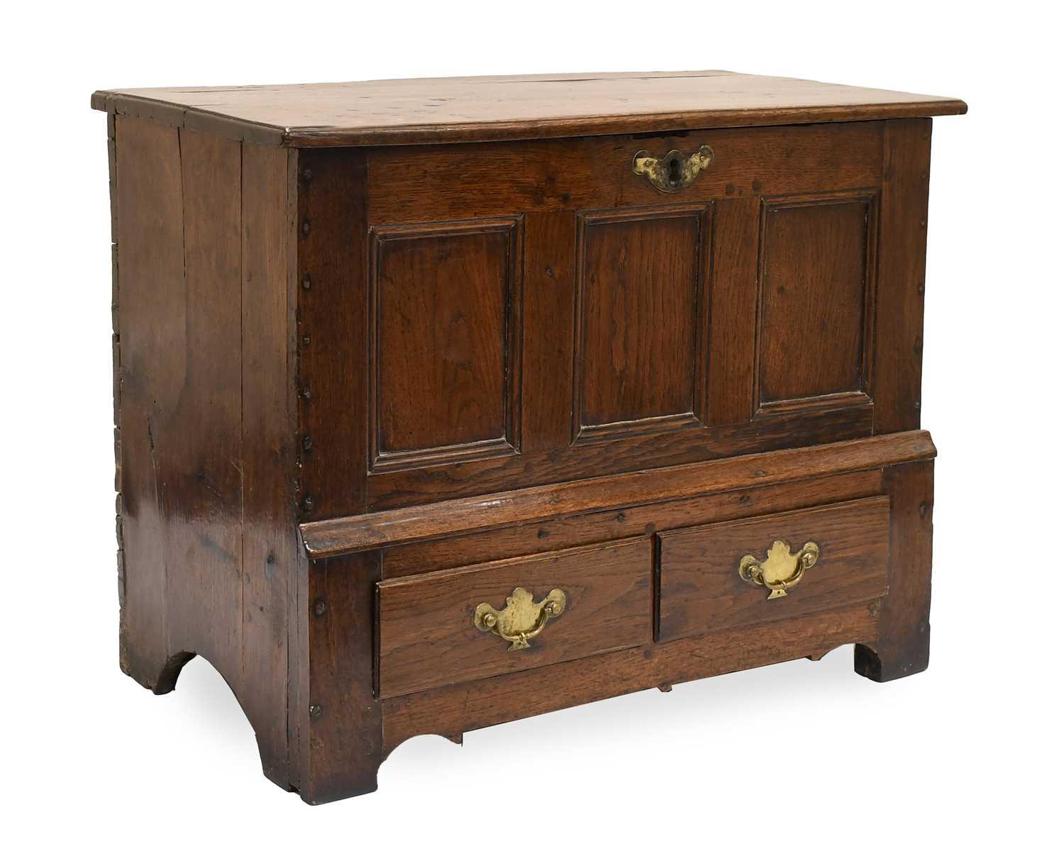 Lot 815 - A George II Joined Oak Chest, 2nd quarter