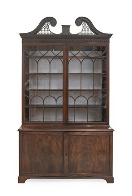 Lot 345 - A Late George III Mahogany Bookcase, early...