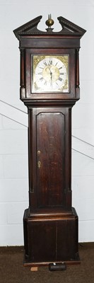 Lot 1227 - An Oak Thirty Hour Longcase Clock, signed Leo...