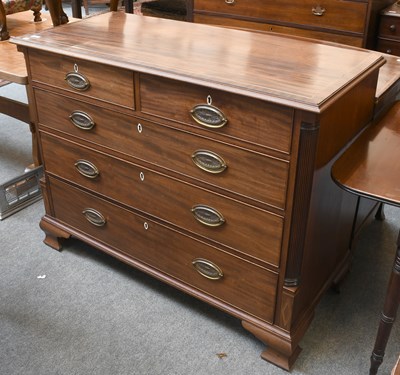 Lot 1232 - A George III Mahogany Crossbanded and Inlaid...