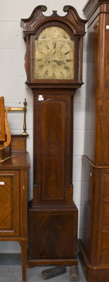 Lot 1280 - A Mahogany Eight Day Longcase Clock, early...