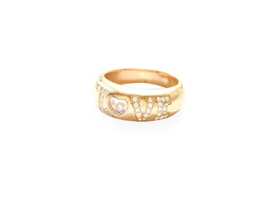 Lot 315 - A Diamond Ring, by Chopard, the yellow band...