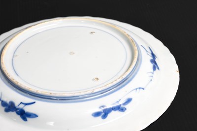 Lot 162 - An Arita Porcelain "Deshima Island" Plate, Edo...