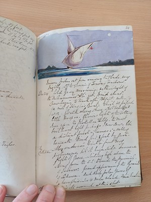 Lot 109 - Egypt and the Middle East Travel Journals....