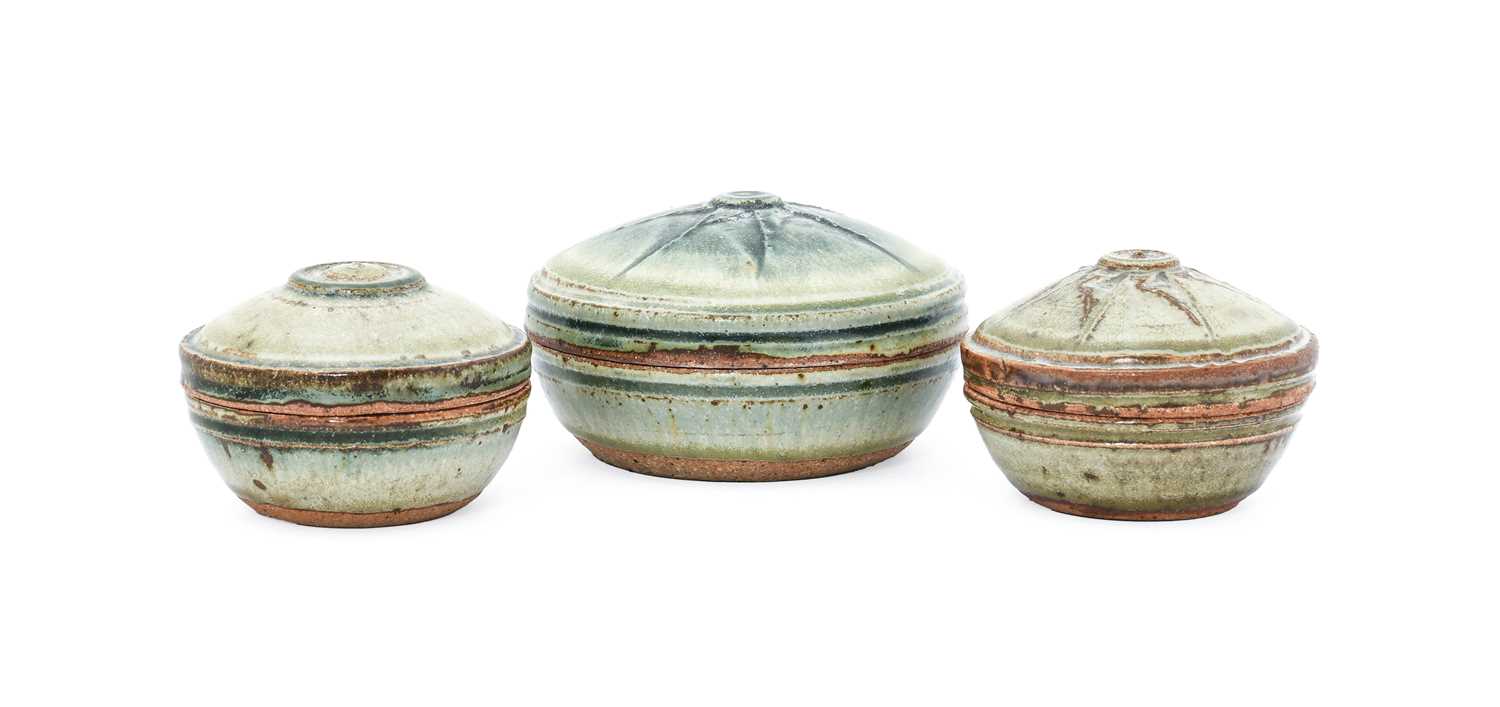 Lot 327 - Richard Batterham (1936-2021): A Stoneware Box...
