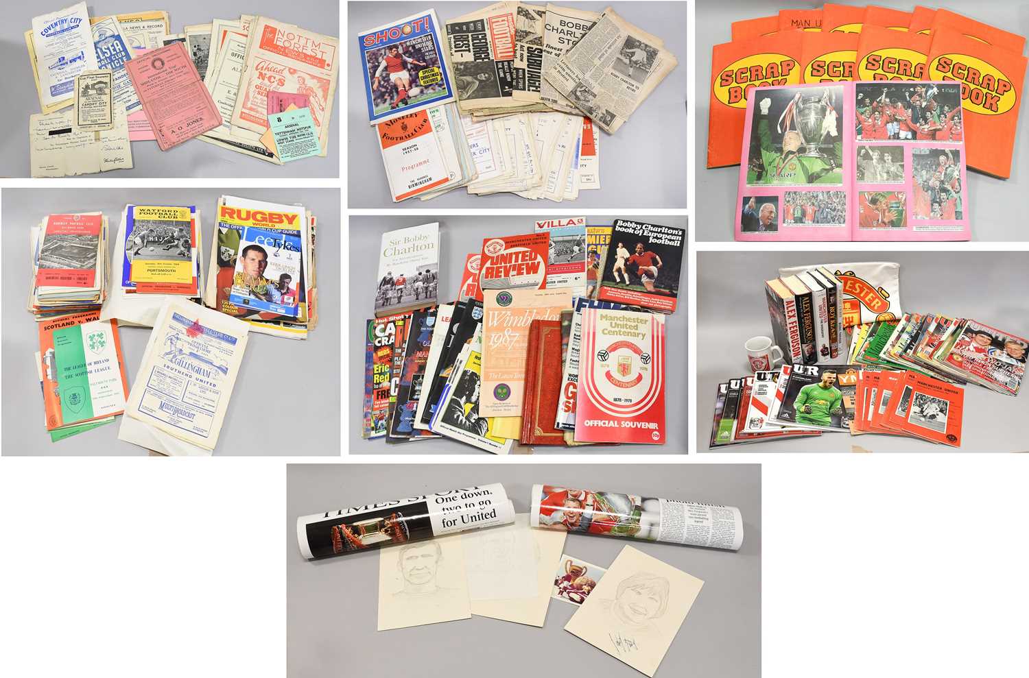 Lot 11 - Football Programmes A Collection Of Pre-1960 Examples