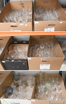 Lot 248 - Six Boxes of Georgian and Later Glass...