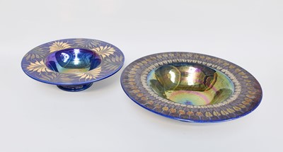 Lot 196 - Two Tobias Harrison Lustreware Bowls, on blue...