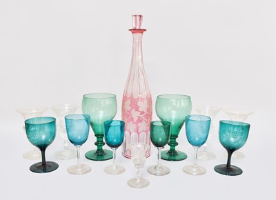 Lot 184 - A Collection of Glassware Including: Edinburgh...