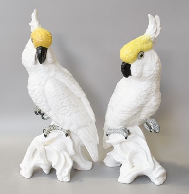 Lot 174 - A Pair of Crown Staffordshire Porcelain Models...