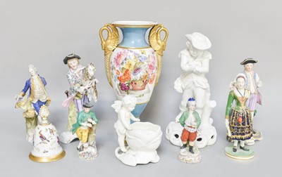 Lot 192 - A Derby Porcelain Vase, circa 1830, in Empire...