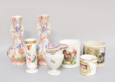 Lot 194 - A Documentary Staffordshire Porcelain Mug,...