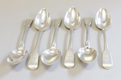 Lot 108 - A Set of Six George III Silver Table-Spoons,...