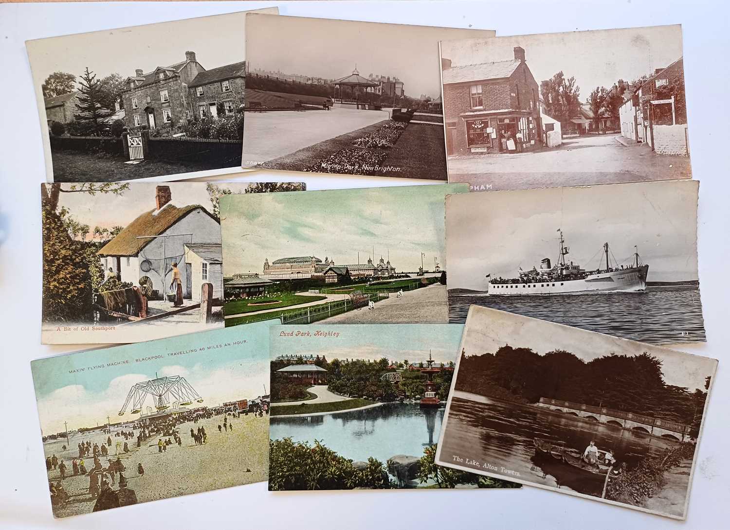 Lot 104 - Assorted Postcards. A box of assorted