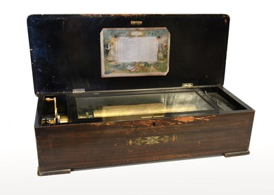 Lot 88 - An Alternate-Tooth Musical Box By Mojon, Manger & Co