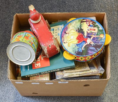 Lot 178 - Various Toys and Board Games, include tin pate,...