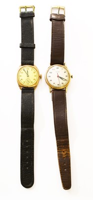 Lot 361 - Two Gent's 9 Carat Gold Wristwatches by Tivoli...