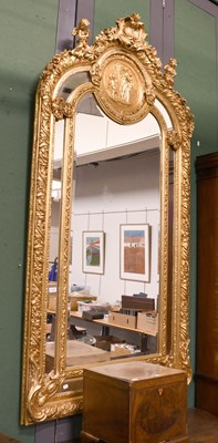 Lot 1286 - A Large Neo-Classical Style Gilt Mirror,...