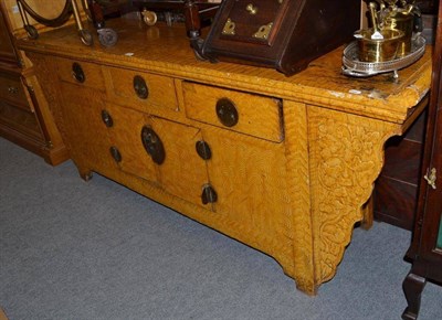 Lot 939 - A Chinese painted sideboard