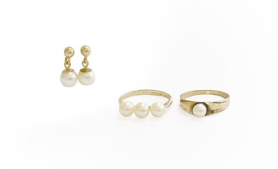 Lot 332 - A Small Quantity of Cultured Pearl Jewellery,...