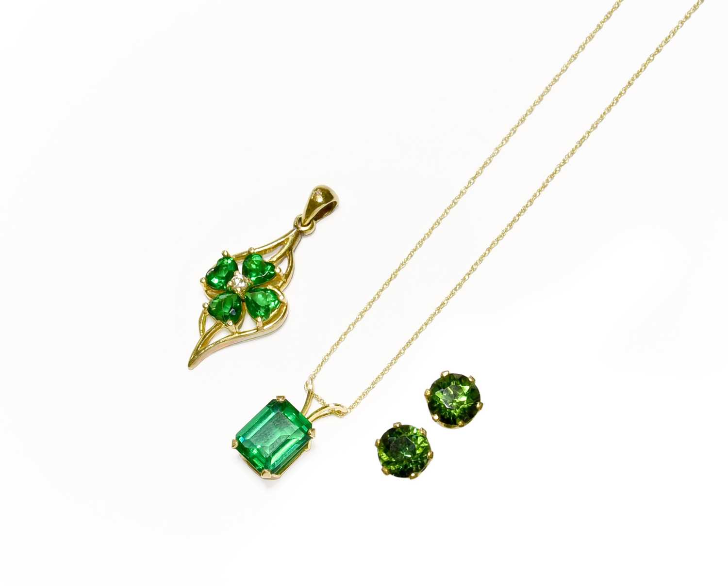 Lot 51 - A Small Quantity of Jewellery, including a...