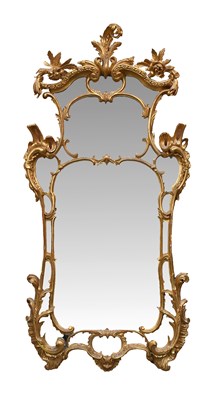 Lot 523 - A George III-Style Gilt Pier Glass Mirror, the...