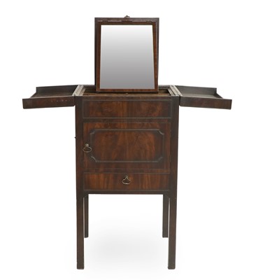 Lot 850 - A George III Mahogany Washstand, circa 1800,...