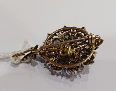 Lot 2284 - A Diamond Brooch/Pendant, circa 1880 the...