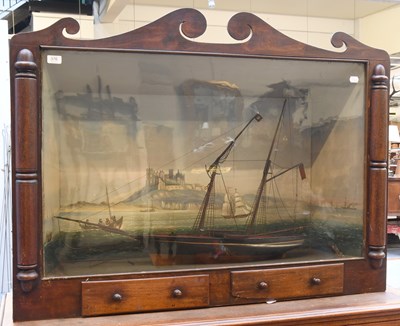 Lot 376 - A Victorian Mahogany Cased Diorama of a...