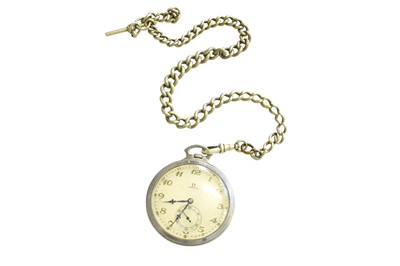 Lot 282 - An Open Faced Omega Pocket Watch and Silver...