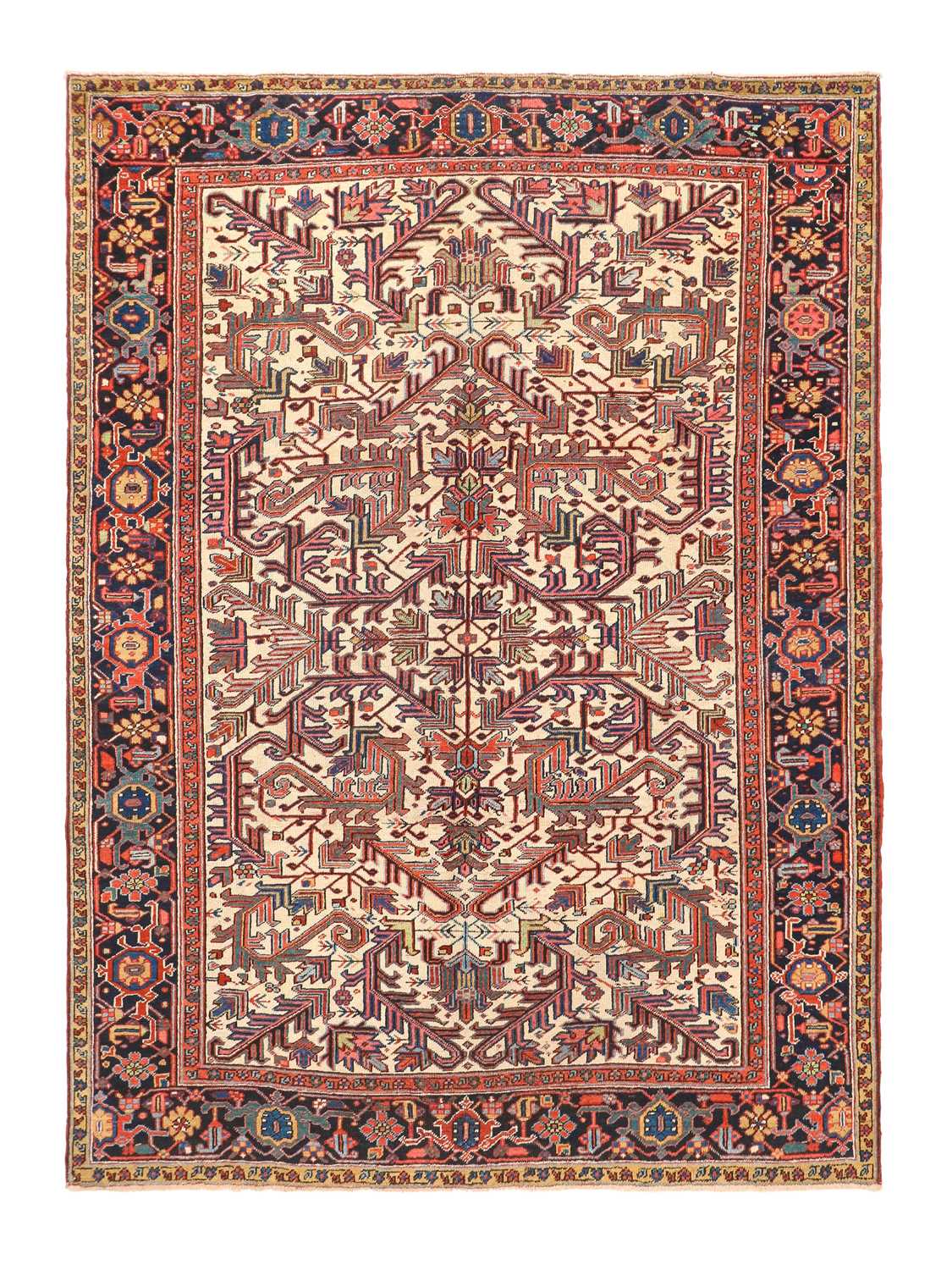 Lot 276 - Heriz Carpet of Unusual Size Northwest Iran,