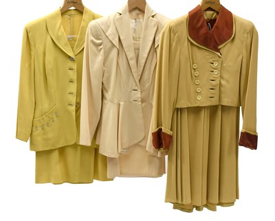 Lot 2225 - Three Circa 1940s Suits comprising a skirt...