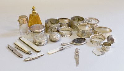 Lot 98 - A Collection of Assorted Silver and Other...