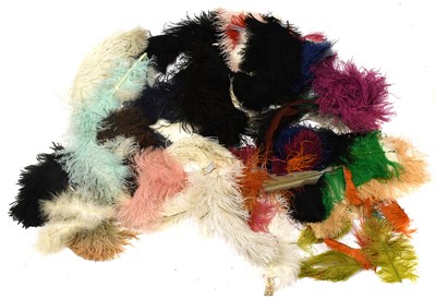 Lot 2163 - Assorted Millinery Feathers, Floral Appliqués...