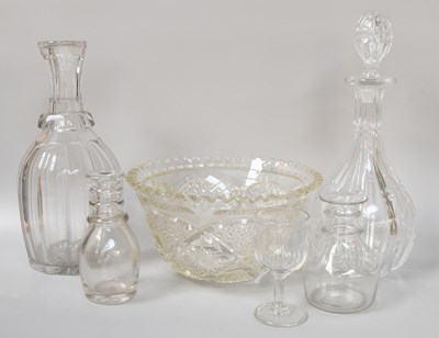 Lot 231 - A Collection of Decanters, 19th century and...