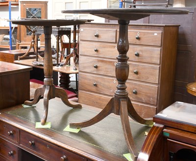 Lot 1240 - A George III Mahogany Dish-Topped Tripod Table,...