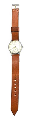 Lot 309 - A Chrome Plated Jaeger LeCoultre Wristwatch,...