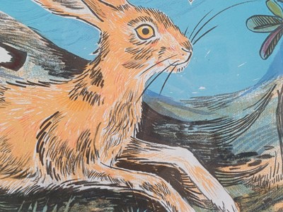 Lot 132 - Mark Hearld (b.1974) "Pisanello's Hare" Signed...