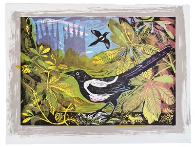 Lot 130 - Mark Hearld (b.1974) "Minster and Magpies"...