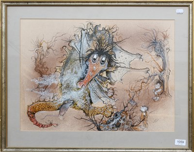 Lot 1059 - Sheila Mackie (1928-2010) The dragon and the...