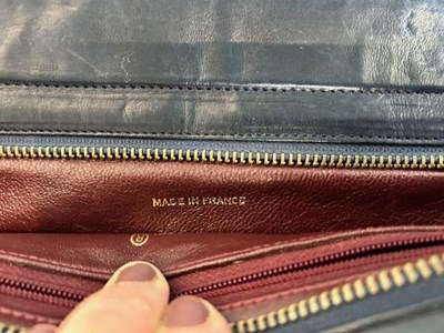 Lot 2199 - Circa 1980s Chanel Navy Quilted Shoulder Bag...
