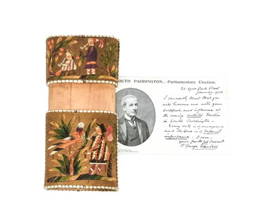 Lot 2107 - 19th Century Native American Cigar Case and...