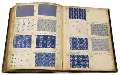 Lot 2015 - Early 20th Century Fabric Sample Book...