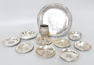 Lot 111 - A Collection of Maltese Silver Dishes, 20th...